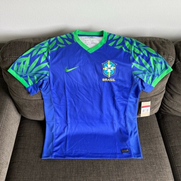 Nike Authentic Brazil Brasil National Team 2023 Jersey DR3957-433 Men’s Sz: L - Picture 1 of 6